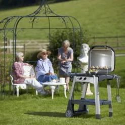 Outback Excel 2 Burner Gas BBQ - Silver & Black -Garden Outdoor Equipment Store 12881703 5294843097295660