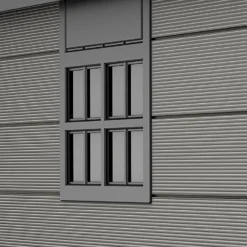 Keter Premier 7 X 7ft Outdoor Garden Apex Storage Shed - Grey -Garden Outdoor Equipment Store 12882034 1555036180599140