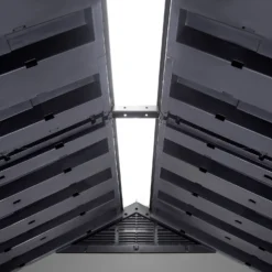 Keter Premier 7 X 7ft Outdoor Garden Apex Storage Shed - Grey -Garden Outdoor Equipment Store 12882034 2475036180455080