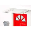 None Rebecca 1200X700 Silver/Glass Door Canopy -Garden Outdoor Equipment Store 12882260 1124843527379740