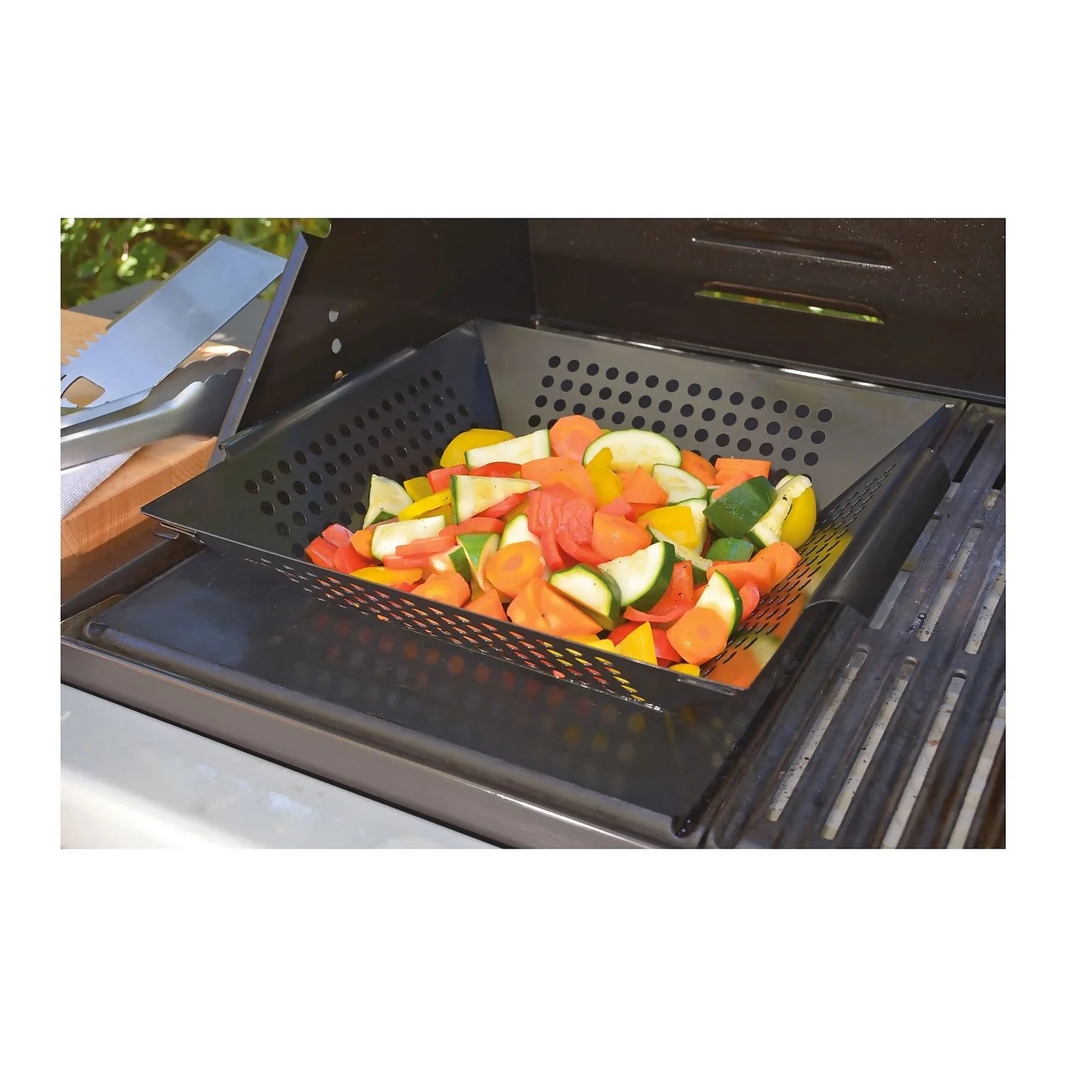 BBQ Buddy BBQ Grill Topper Basket 4 BBQ Buddy BBQ Grill Topper Basket - Image 2