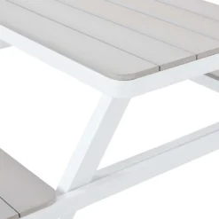 Picnic Bench - White & Grey 16 Picnic Bench - White & Grey -Garden Outdoor Equipment Store 12885210 1514846186591569