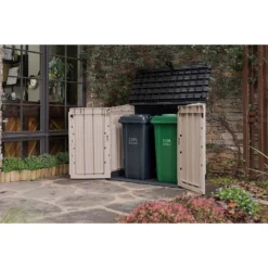Keter Store It Out Midi Outdoor Garden Storage Shed 880L - Beige/Brown -Garden Outdoor Equipment Store 12885761 1654898752549113