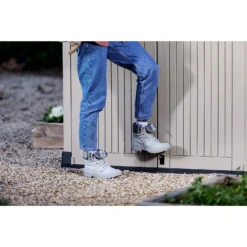 Keter Store It Out Midi Outdoor Garden Storage Shed 880L - Beige/Brown -Garden Outdoor Equipment Store 12885761 4024898752642359