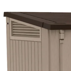 Keter Store It Out Midi Outdoor Garden Storage Shed 880L - Beige/Brown -Garden Outdoor Equipment Store 12885761 9464898752607058