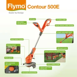 Flymo Contour Electric Grass Trimmer - 25cm 17 Flymo Contour Electric Grass Trimmer - 25cm -Garden Outdoor Equipment Store 12885912 1174856528981016