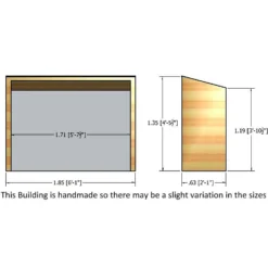 Shire Pent Shiplap Bike Store 6x3ft 10 Shire Pent Shiplap Bike Store 6x3ft -Garden Outdoor Equipment Store 12887181 1604849862411178