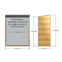 Shire Garden Store Shiplap - 4x2ft 15 Shire Garden Store Shiplap - 4x2ft -Garden Outdoor Equipment Store 12887188 2024851572700855