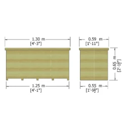 Shire Tongue & Groove Wooden Storage Box - 4x2ft 11 Shire Tongue & Groove Wooden Storage Box - 4x2ft -Garden Outdoor Equipment Store 12887189 1604851576664698