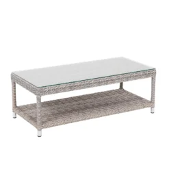 Florence 4 Seater Grey Rattan Garden Sofa Set -Garden Outdoor Equipment Store 12887803 8654843689625254