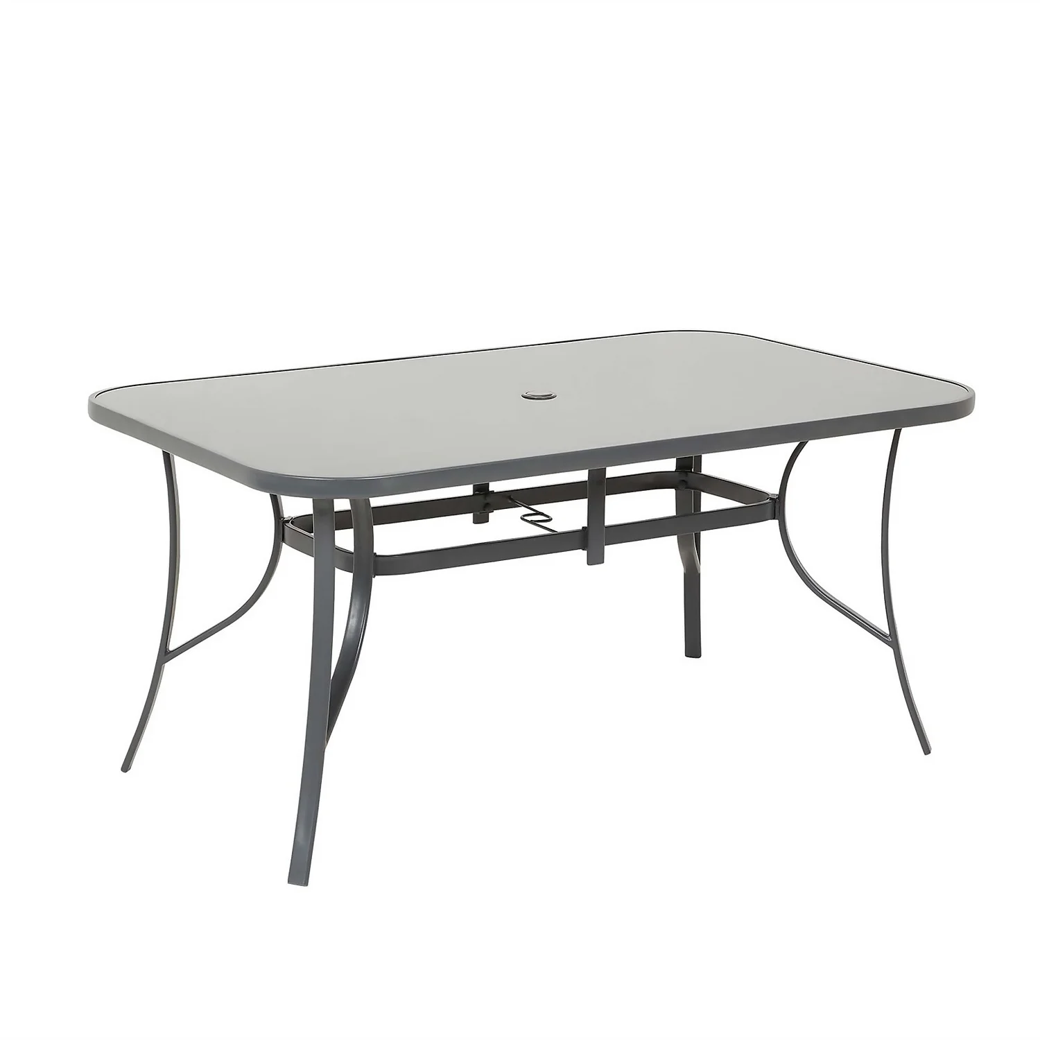 Rowly 6 Seater Garden Dining Set With Parasol 5 Rowly 6 Seater Garden Dining Set With Parasol - Image 3