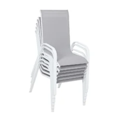 Malindi 6 Seater Garden Dining Set - Grey -Garden Outdoor Equipment Store 12887812 2424843280561994