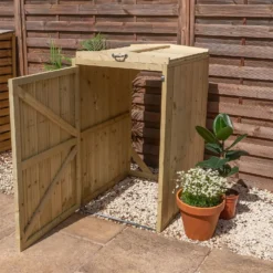 Mercia Single Bin Store -Garden Outdoor Equipment Store 12888119 2534849860009609