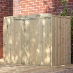 Mercia Double Bin Store -Garden Outdoor Equipment Store 12888123 4264944419655630
