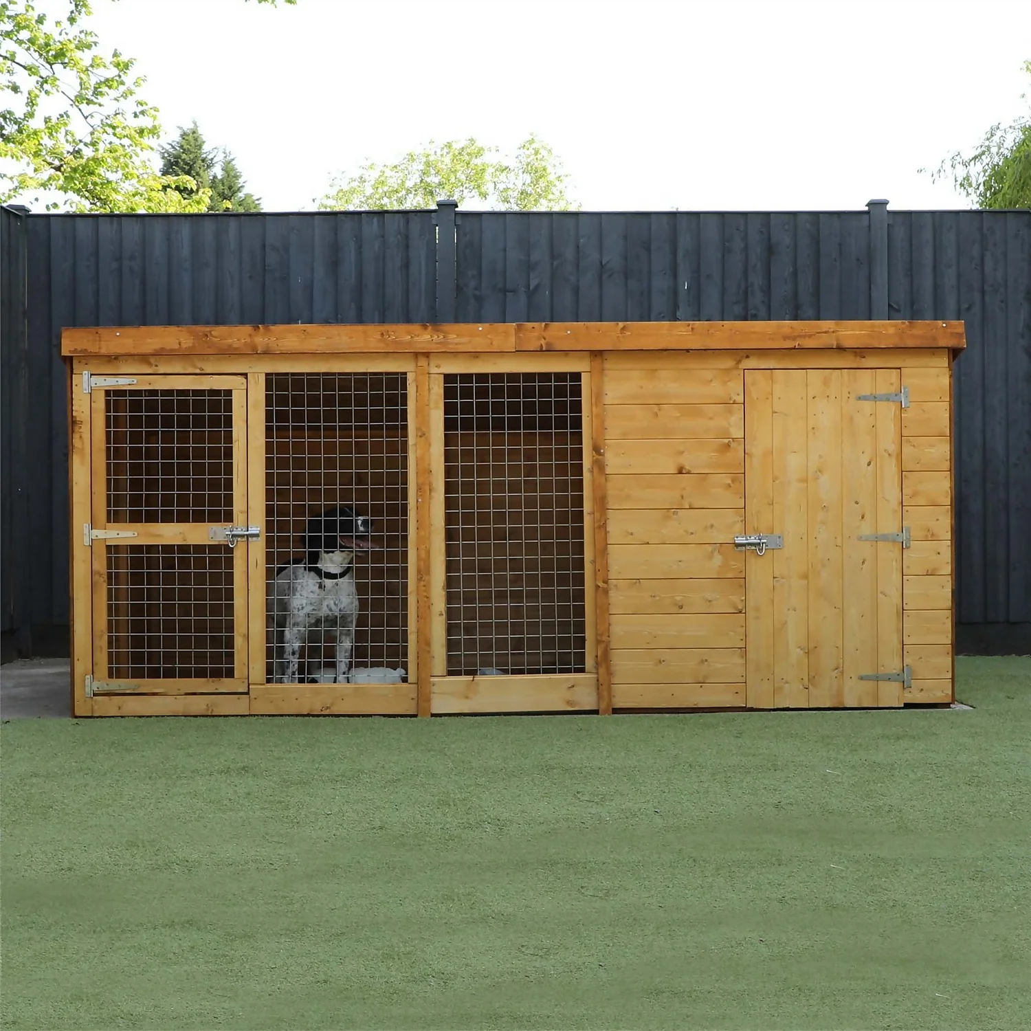 Mercia 10 X 4 Dog Kennel & Run (Installed) 4 Mercia 10 X 4 Dog Kennel & Run (Installed) - Image 2