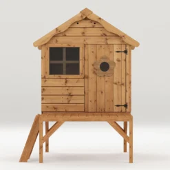 Mercia 4 X 7ft Snug Wooden Playhouse With Tower -Garden Outdoor Equipment Store 12888282 1484874979598467