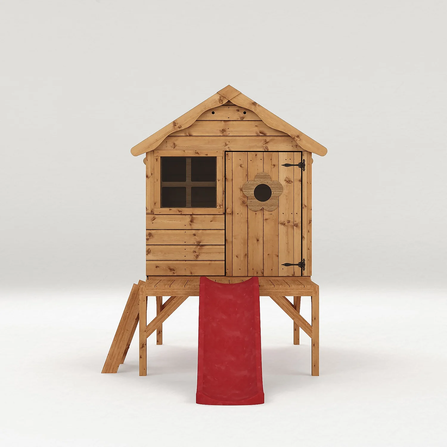 Mercia 7 X 9'4ft Snug Wooden Playhouse Tower & Slide - Installation Included 5 Mercia 7 X 9'4ft Snug Wooden Playhouse Tower & Slide - Installation Included - Image 3