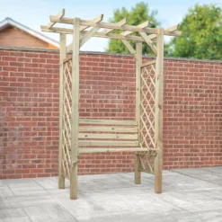 Mercia Pergola Seated Arbour -Garden Outdoor Equipment Store 12888303 1074884721422783