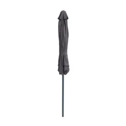 None 2.7m Crank & Tilt Parasol Dark Grey - Dia. 38mm -Garden Outdoor Equipment Store 12888563 1624843674646143