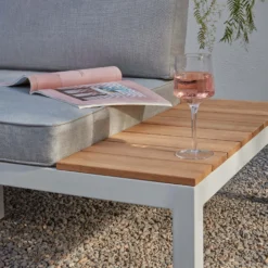 Spirit Metal Garden Corner Sofa Set - Grey 16 Spirit Metal Garden Corner Sofa Set - Grey -Garden Outdoor Equipment Store 12889918 5274869216234318