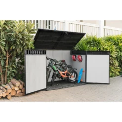 Keter Premier Jumbo Outdoor Garden Storage Shed 2020L - Grey -Garden Outdoor Equipment Store 12890915 5944855738417674