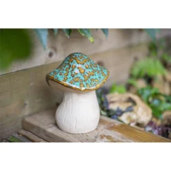 Ceramic Mushroom Garden Ornament - Medium -Garden Outdoor Equipment Store 12890925 1064843660781916
