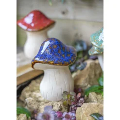 Ceramic Mushroom Garden Ornament - Medium -Garden Outdoor Equipment Store 12890925 1974843660796469