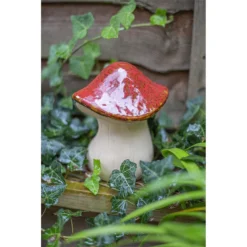 Ceramic Mushroom Garden Ornament - Medium -Garden Outdoor Equipment Store 12890925 2484843660810764