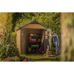 Keter Newton 7.5 X 7ft Outdoor Plastic Garden Storage Shed - Brown 21 Keter Newton 7.5 X 7ft Outdoor Plastic Garden Storage Shed - Brown -Garden Outdoor Equipment Store 12909854 1174845876264387