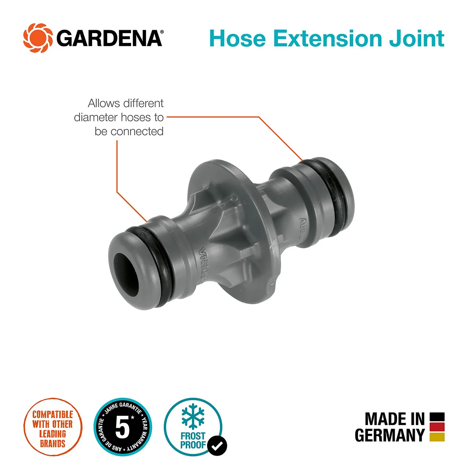 GARDENA Hose Extension Joint 5 GARDENA Hose Extension Joint - Image 3