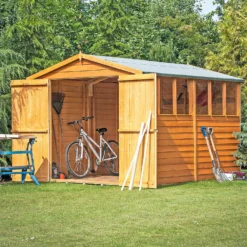 Shire 12 X 8ft Shed Overlap Double Door -Garden Outdoor Equipment Store 13082803 6674862497724313