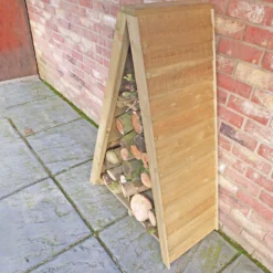 Shire Small Triangular Log Store Tongue And Groove 10 Shire Small Triangular Log Store Tongue And Groove -Garden Outdoor Equipment Store 13082825 1854862456418942