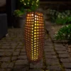 Homebase Edit Solar Solar Rattan Weave Lantern