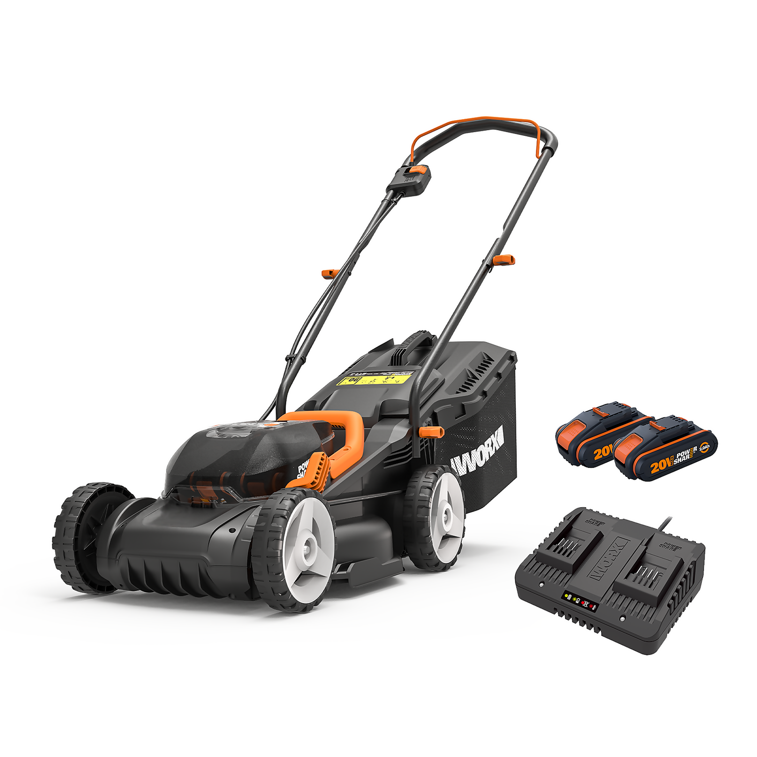 Worx 40V WG779E.2 Cordless Lawn Mower - 34cm 3 Worx 40V WG779E.2 Cordless Lawn Mower - 34cm