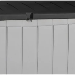 Keter Ace Outdoor Garden Storage Box 124 X 55 X 62.5 Cm - Grey And Black -Garden Outdoor Equipment Store 13432924 1444947994665603
