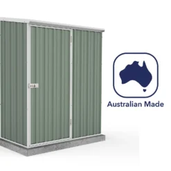 Absco 5 X 3ft Space Saver Metal Pent Shed - Green 17 Absco 5 X 3ft Space Saver Metal Pent Shed - Green -Garden Outdoor Equipment Store 13440828 9664929164479356