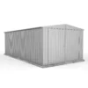 Absco 10 X 20ft Utility Workshop Apex Metal Shed - Zinc 1 Absco 10 X 20ft Utility Workshop Apex Metal Shed - Zinc -Garden Outdoor Equipment Store 13440861 1304929163508016