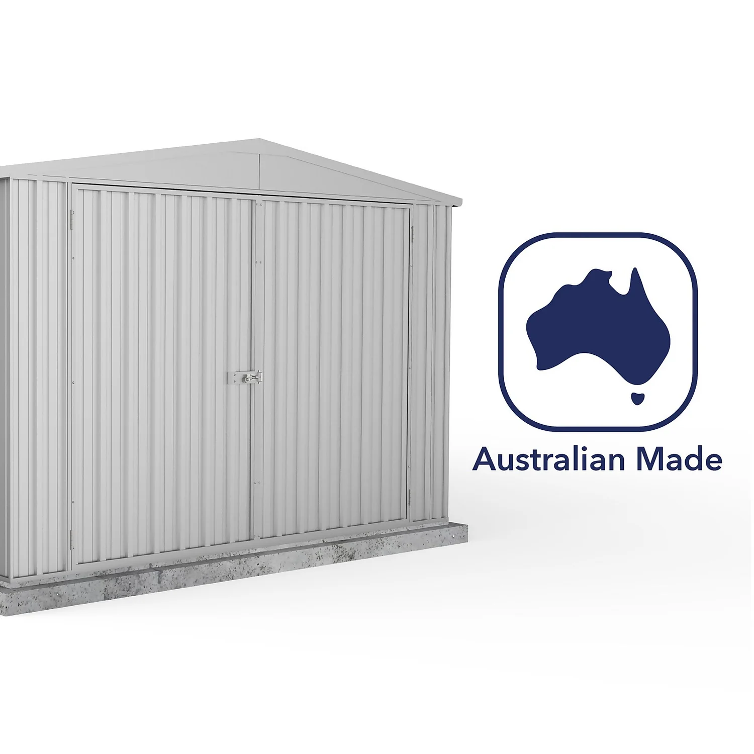 Absco 10 X 20ft Utility Workshop Apex Metal Shed - Zinc 10 Absco 10 X 20ft Utility Workshop Apex Metal Shed - Zinc - Image 8