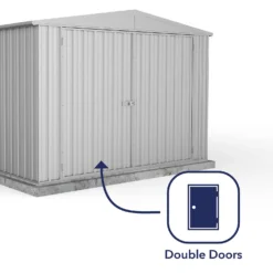 Absco 10 X 20ft Utility Workshop Apex Metal Shed - Zinc 14 Absco 10 X 20ft Utility Workshop Apex Metal Shed - Zinc -Garden Outdoor Equipment Store 13440861 2134929163766103