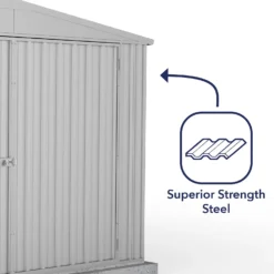 Absco 10 X 20ft Utility Workshop Apex Metal Shed - Zinc 16 Absco 10 X 20ft Utility Workshop Apex Metal Shed - Zinc -Garden Outdoor Equipment Store 13440861 4764929163896414
