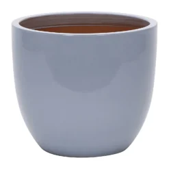 Glazed Blue Heritage Egg Pot - 38cm