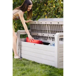 Toomax Forever Spring Bench - Warm Grey -Garden Outdoor Equipment Store 13462731 1984951391545320