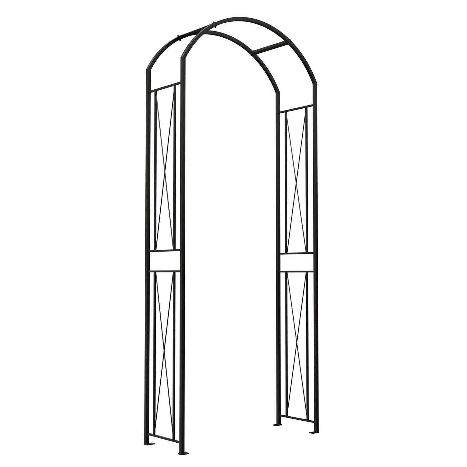 Panacea KD Round Top Garden Arch - Black 3 Panacea KD Round Top Garden Arch - Black