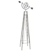 Panacea Armillary Steel Obelisk - Black -Garden Outdoor Equipment Store 13480857 1804931199680400