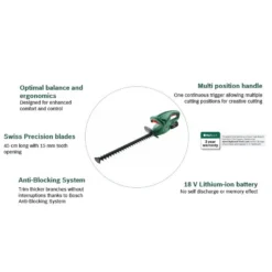 Bosch EasyHedgeCut 18-45 Hedge Trimmer 14 Bosch EasyHedgeCut 18-45 Hedge Trimmer -Garden Outdoor Equipment Store 13496928 1884961768712855