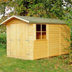 Shire 7 X 10ft Guernsey Double Door Garden Shed - Including Installation -Garden Outdoor Equipment Store 13505247 7924926475323705