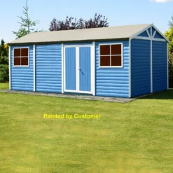 Shire 12 X 24ft Mammoth Double Door Garden Shed - Including Installation -Garden Outdoor Equipment Store 13505271 1514931994190899