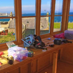 Shire 6 X 6ft Sun Pent Shed -Garden Outdoor Equipment Store 13505277 2574931992029192