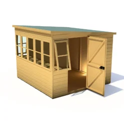 Shire 8 X 8ft Sun Pent Shed -Garden Outdoor Equipment Store 13505279 9054931996666940