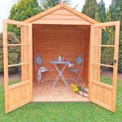 Shire 6 X 6ft Oatland Double Door Summerhouse -Garden Outdoor Equipment Store 13505283 1034931992417356
